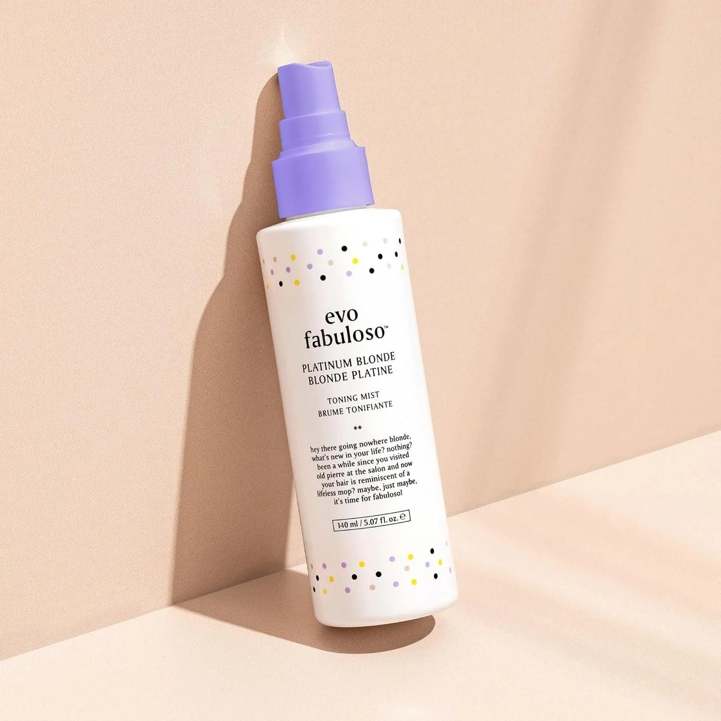 Evo Fabuloso Platinum Blonde Toning Mist - 140ml